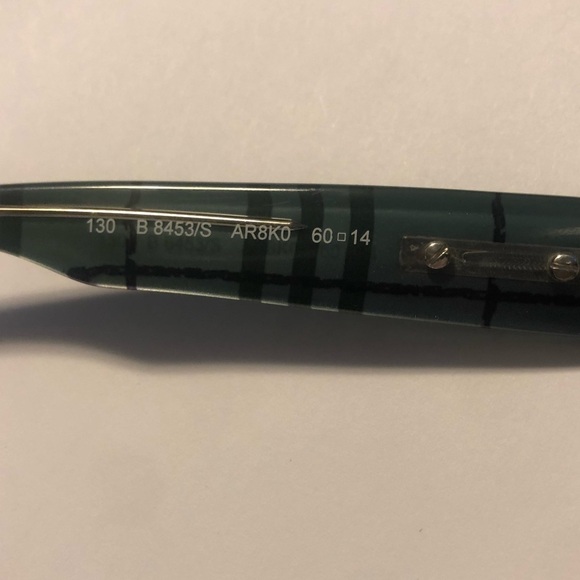 BURBERRY By Safilo Dark Green 130B8453/S AR8K0 Sunglasses Authentic - Picture 5 of 10